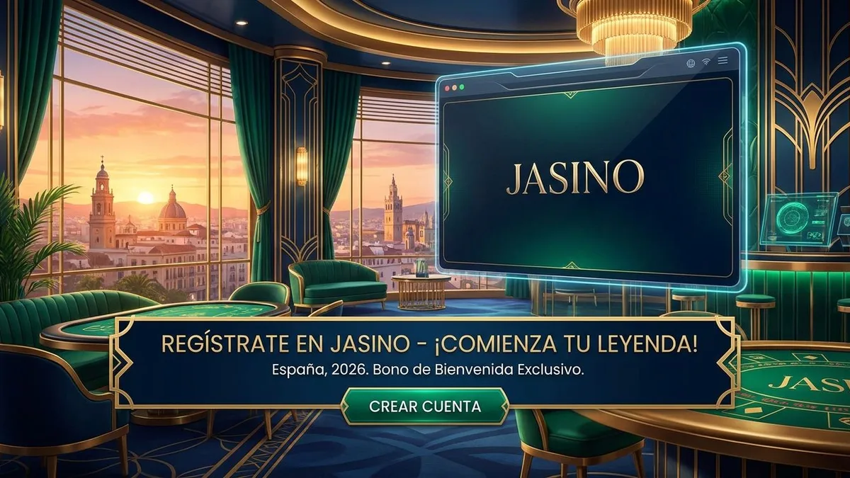 Registro con bonus en Jasino